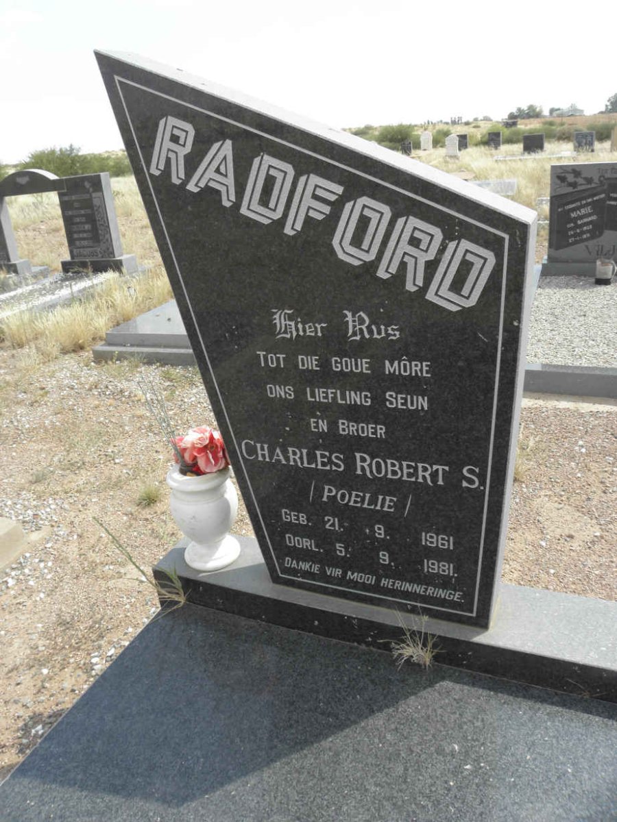 RADFORD Charles Robert S. 1961-1981