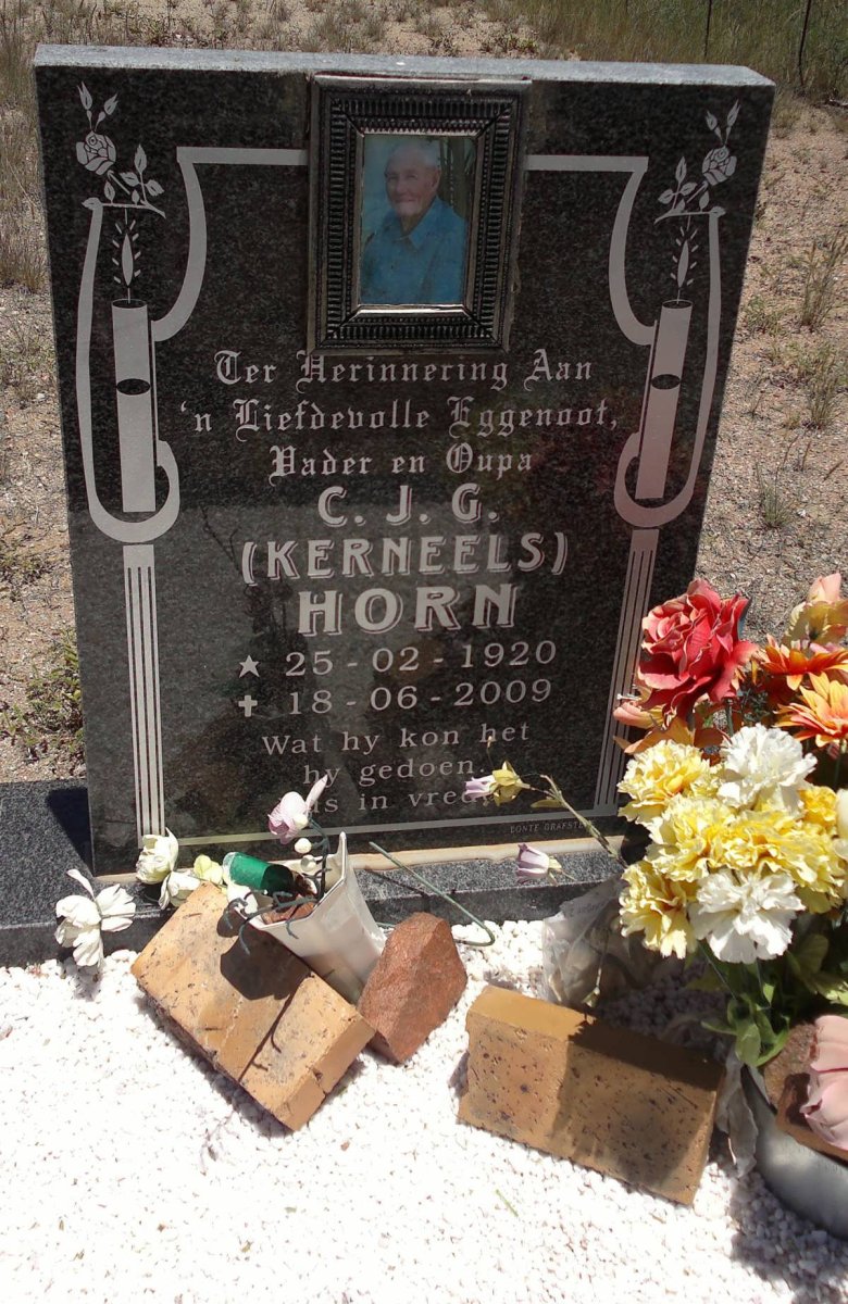 HORN C.J.G. 1920-2009