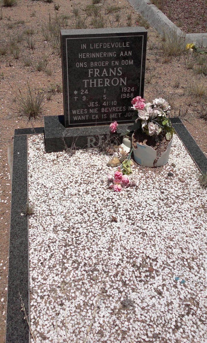 RUST Frans Theron 1924-1988