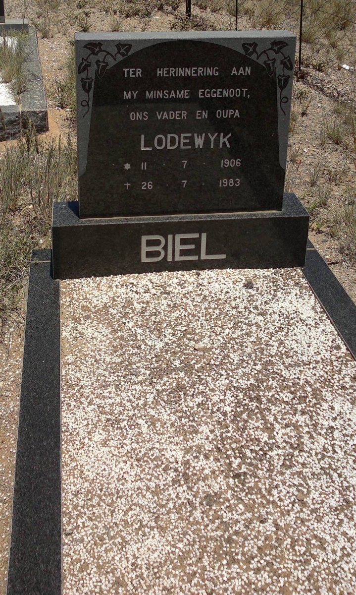 BIEL Lodewyk 1906-1983