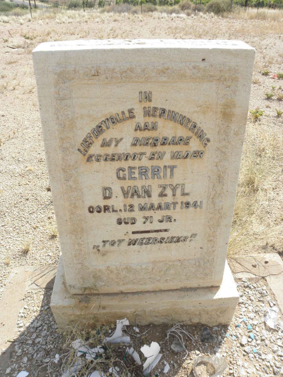 ZYL Gerrit D., van -1941