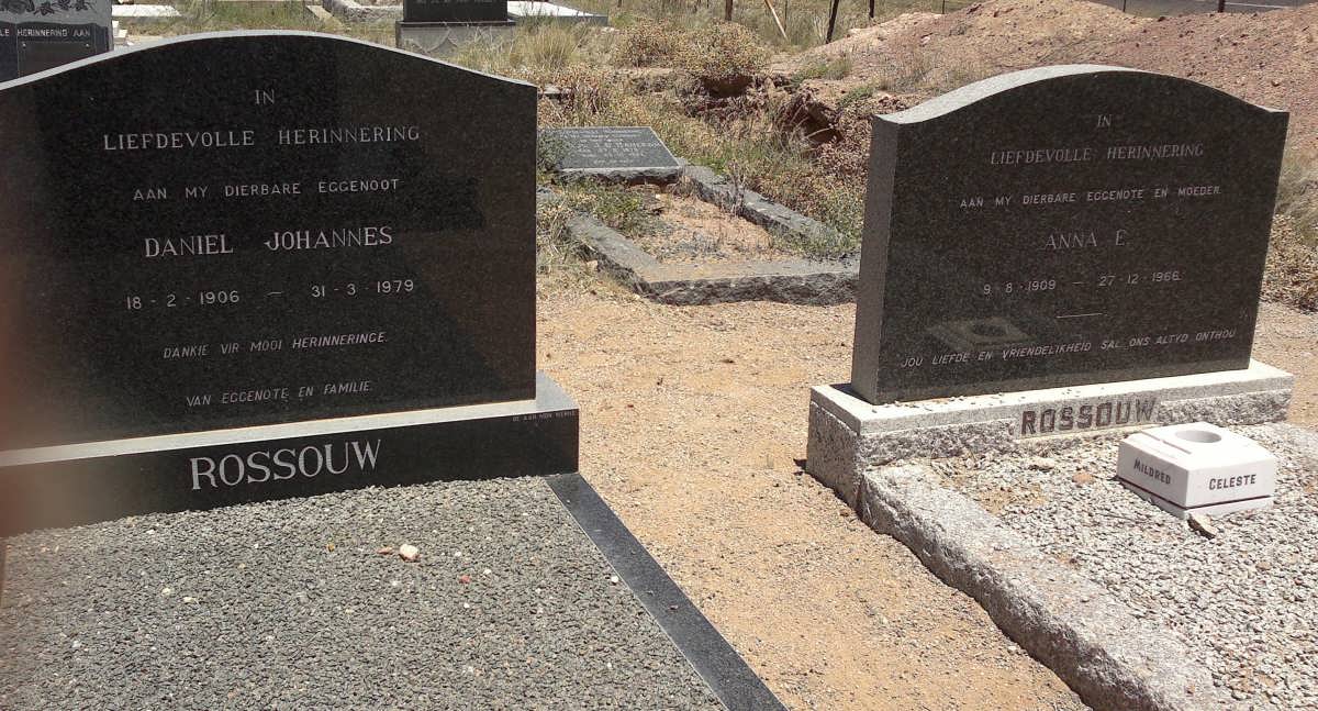ROSSOUW Daniel Johannes 1906-1979 :: ROSSOUW Anna E. 1909-1966