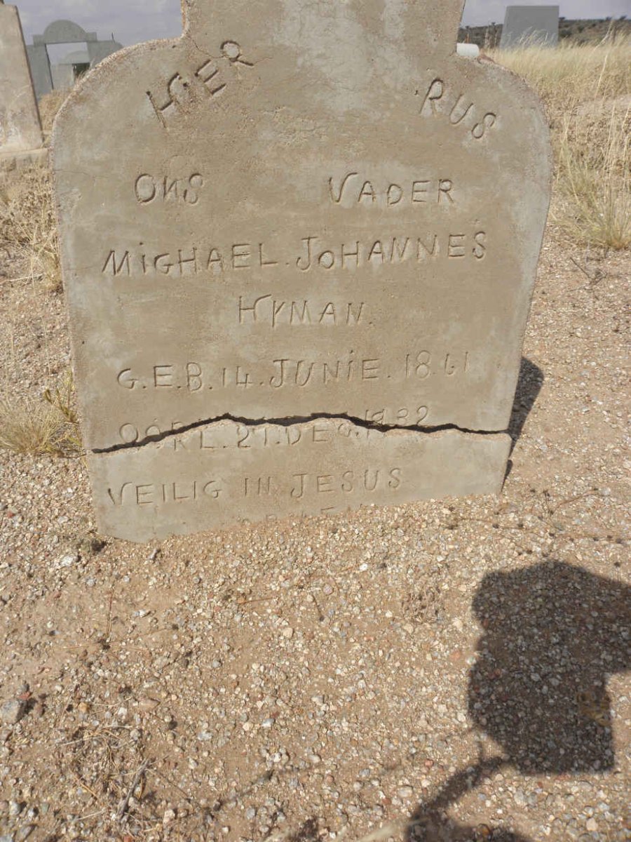 HYMAN Mighael Johannes 1861-1932