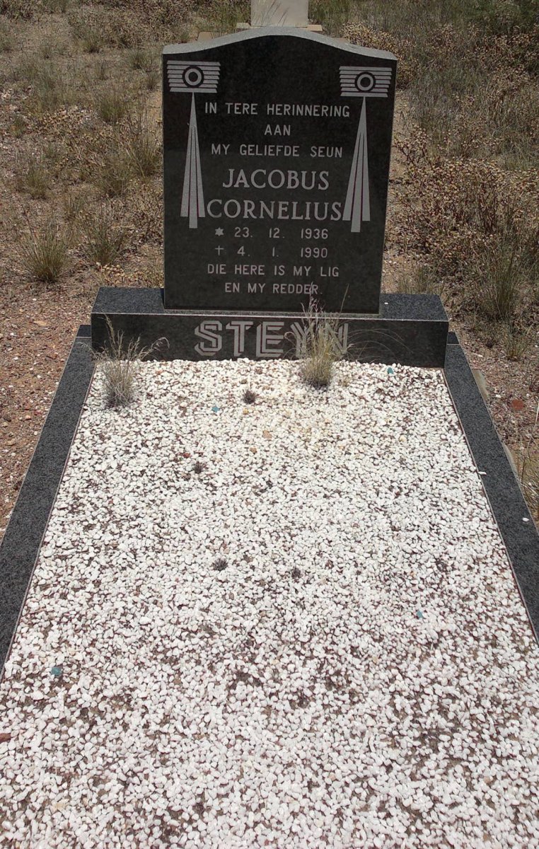 STEYN Jacobus Cornelius 1936-1990