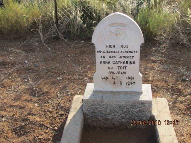 TOIT Anna Catharina, du nee VILJOEN 1881-1949