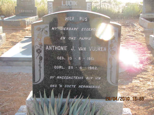 VUUREN Anthonie J., van 1901-1962