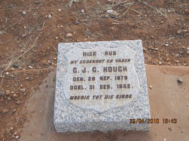 HOUGH G.J.G. 1878-1952