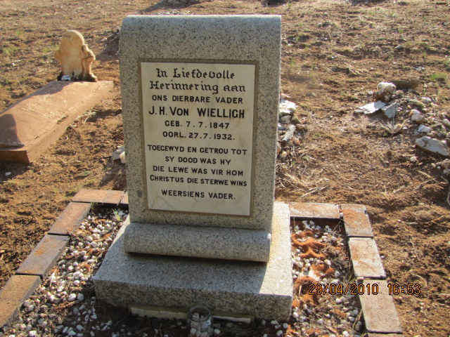 WIELLIGH J.H., von 1847-1932