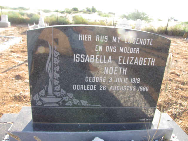 NOETH Issabella Elizabeth 1919-1980