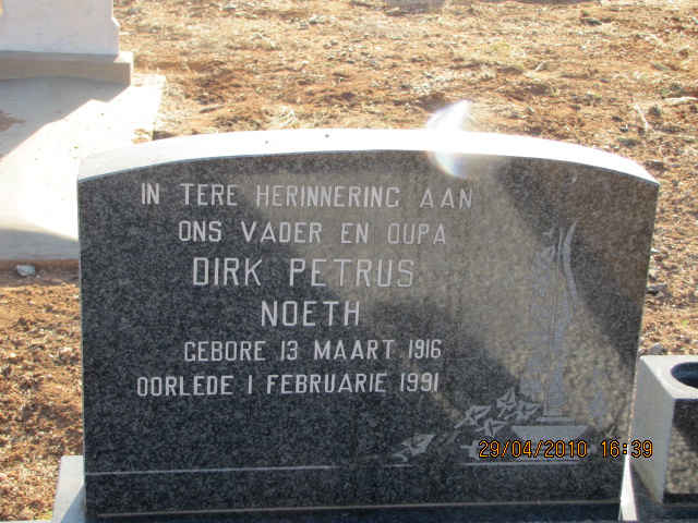 NOETH Dirk Petrus 1916-1991