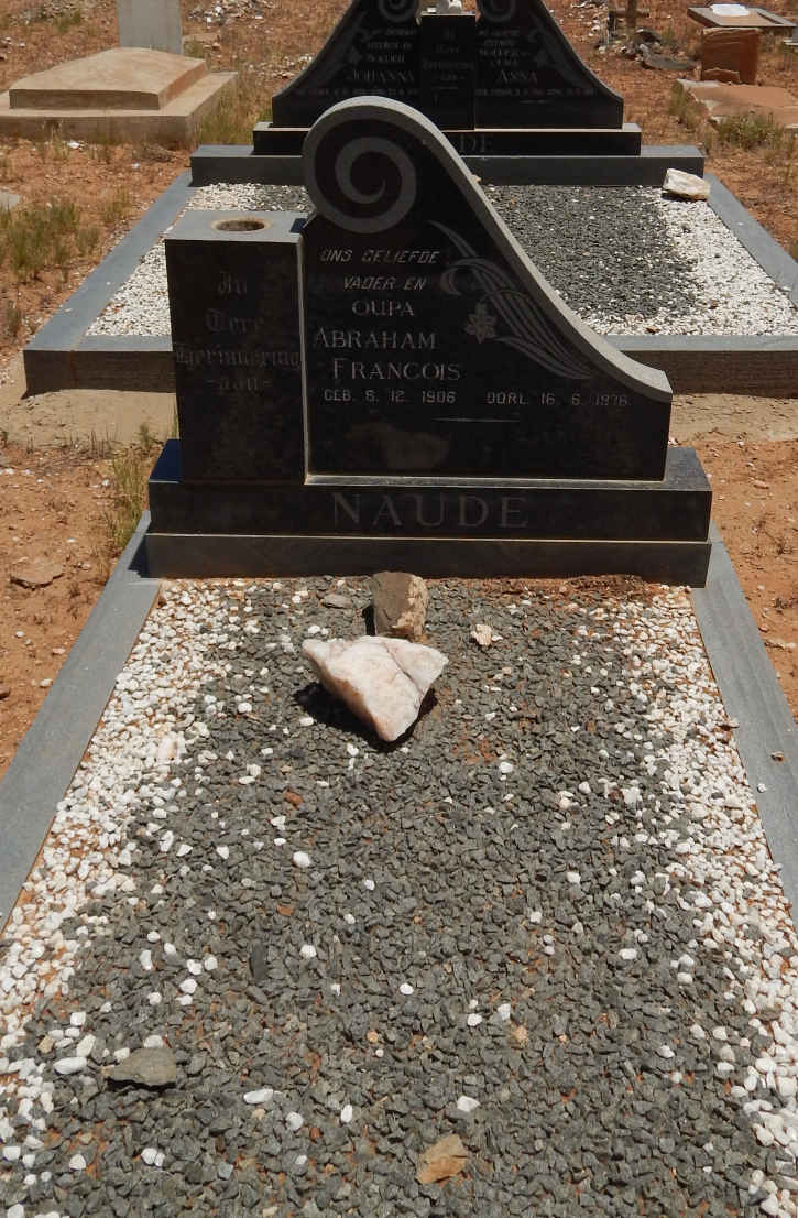 NAUDE Abraham Francois 1906-1976