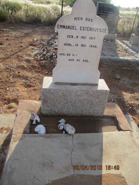 ESTERHUYSZE Emmanuel 1917-1940