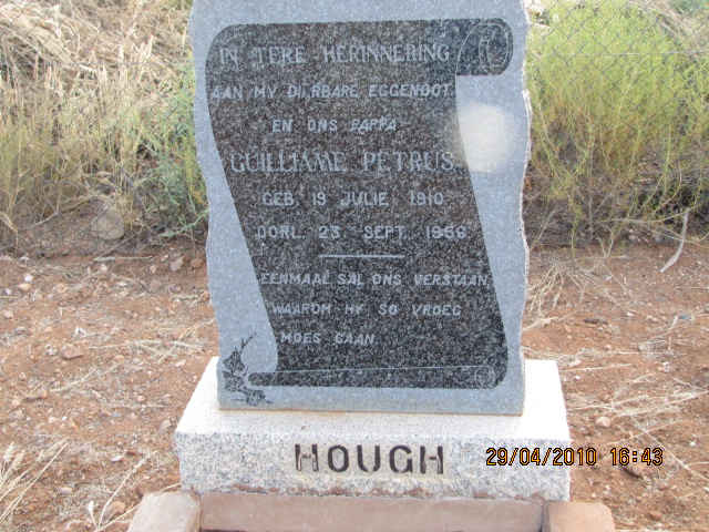 HOUGH Guilliame Petrus 1910-1956