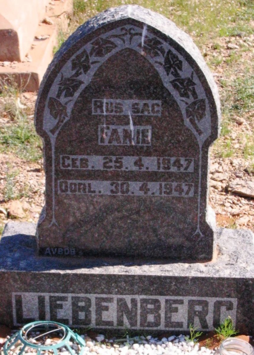 LIEBENBERG Fanie 1947-1947