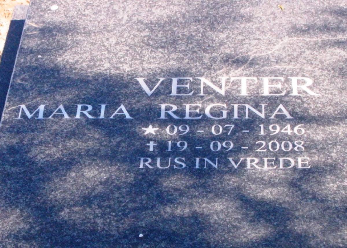 VENTER Maria Regina 1946-2008