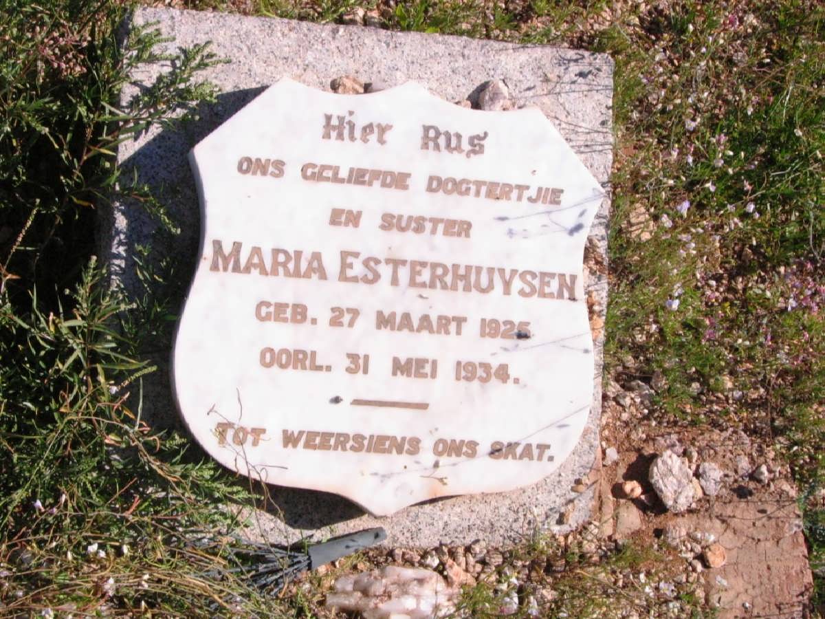 ESTERHUYSEN Maria 1925-1934