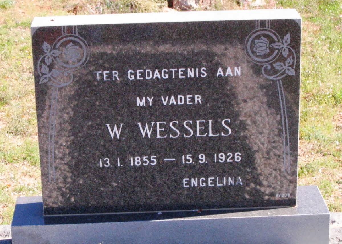 WESSELS W. 1855-1926