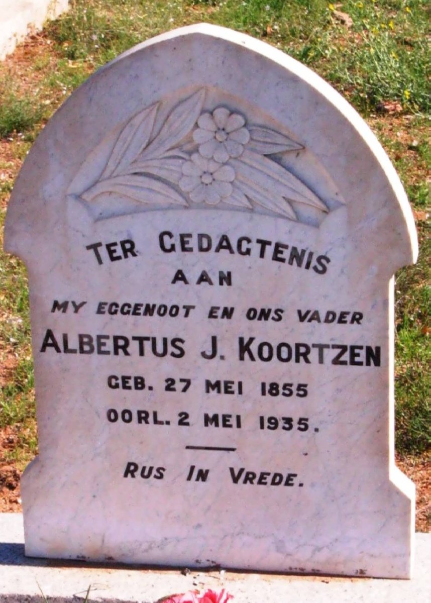 KOORTZEN Albertus J. 1855-1935