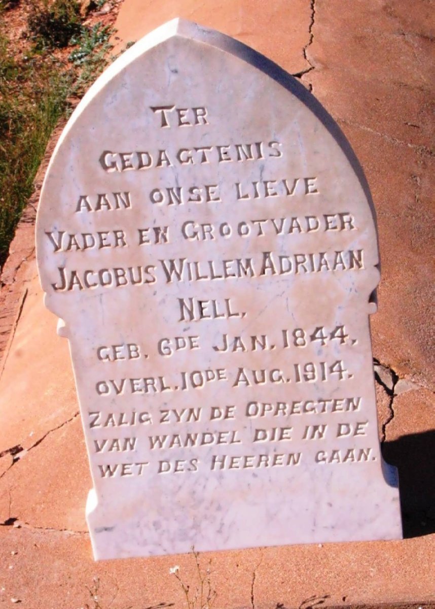 NELL Jacobus Willem Adriaan 1844-1914
