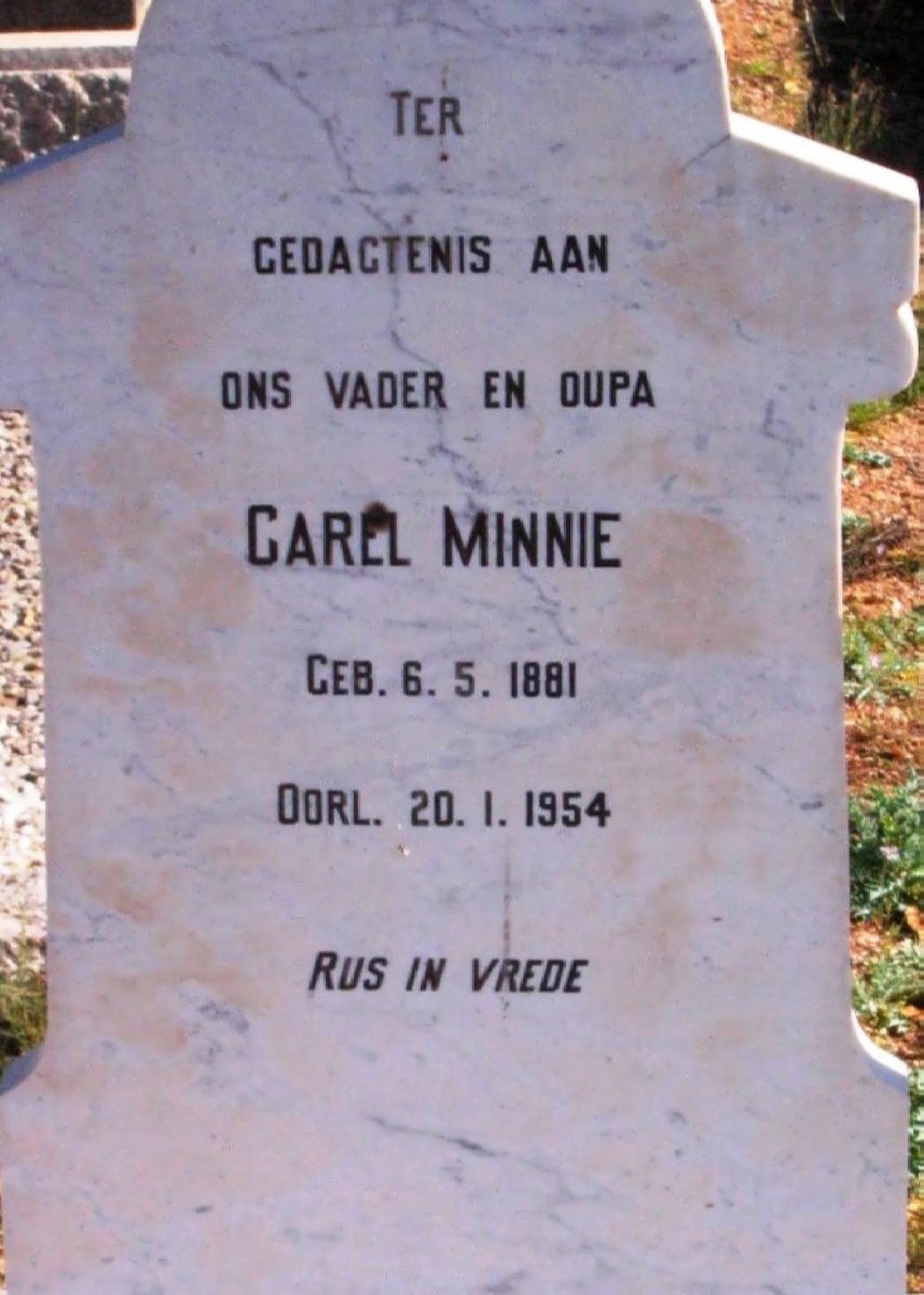 MINNIE Carel 1881-1954