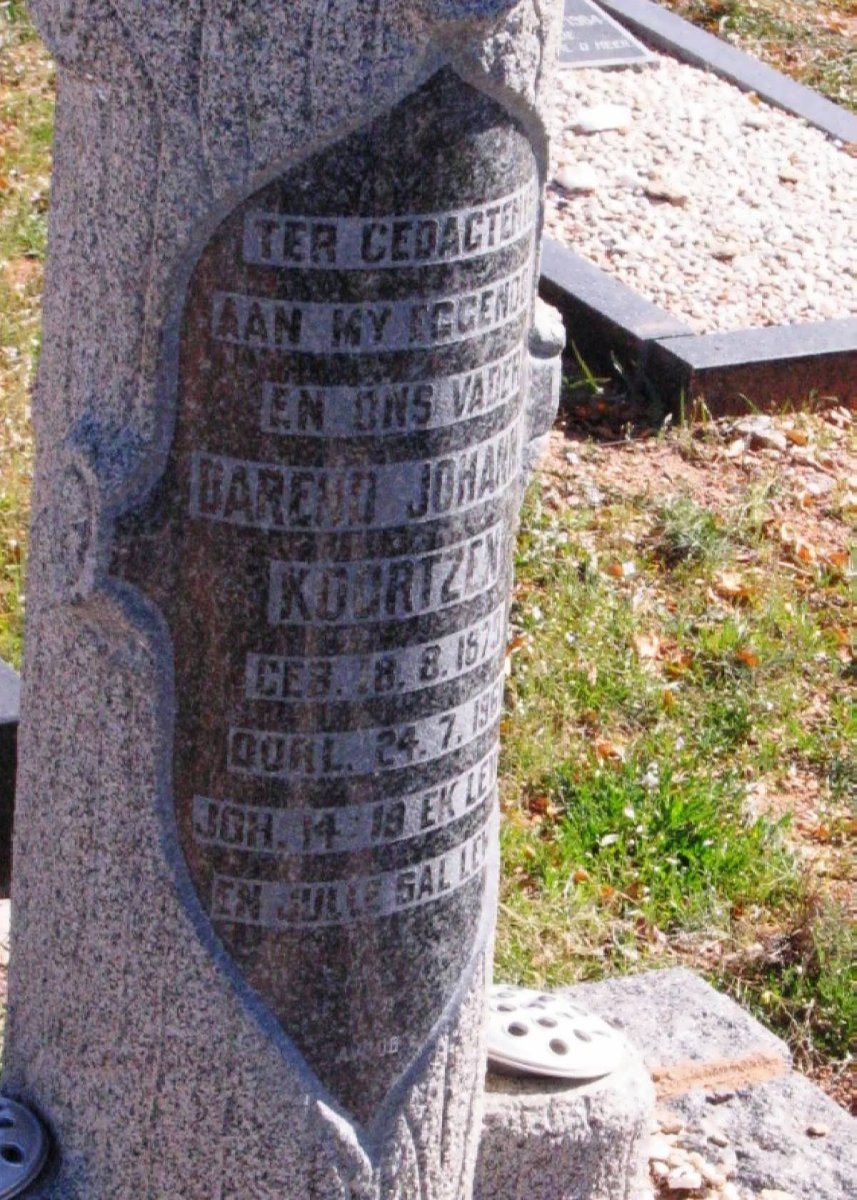 KOORTZEN  Barend Johannes 1879-1961