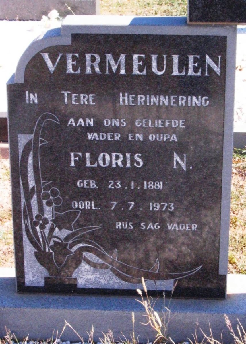 VERMEULEN Floris N. 1881-1973 &amp; Christina M. 1880-1970
