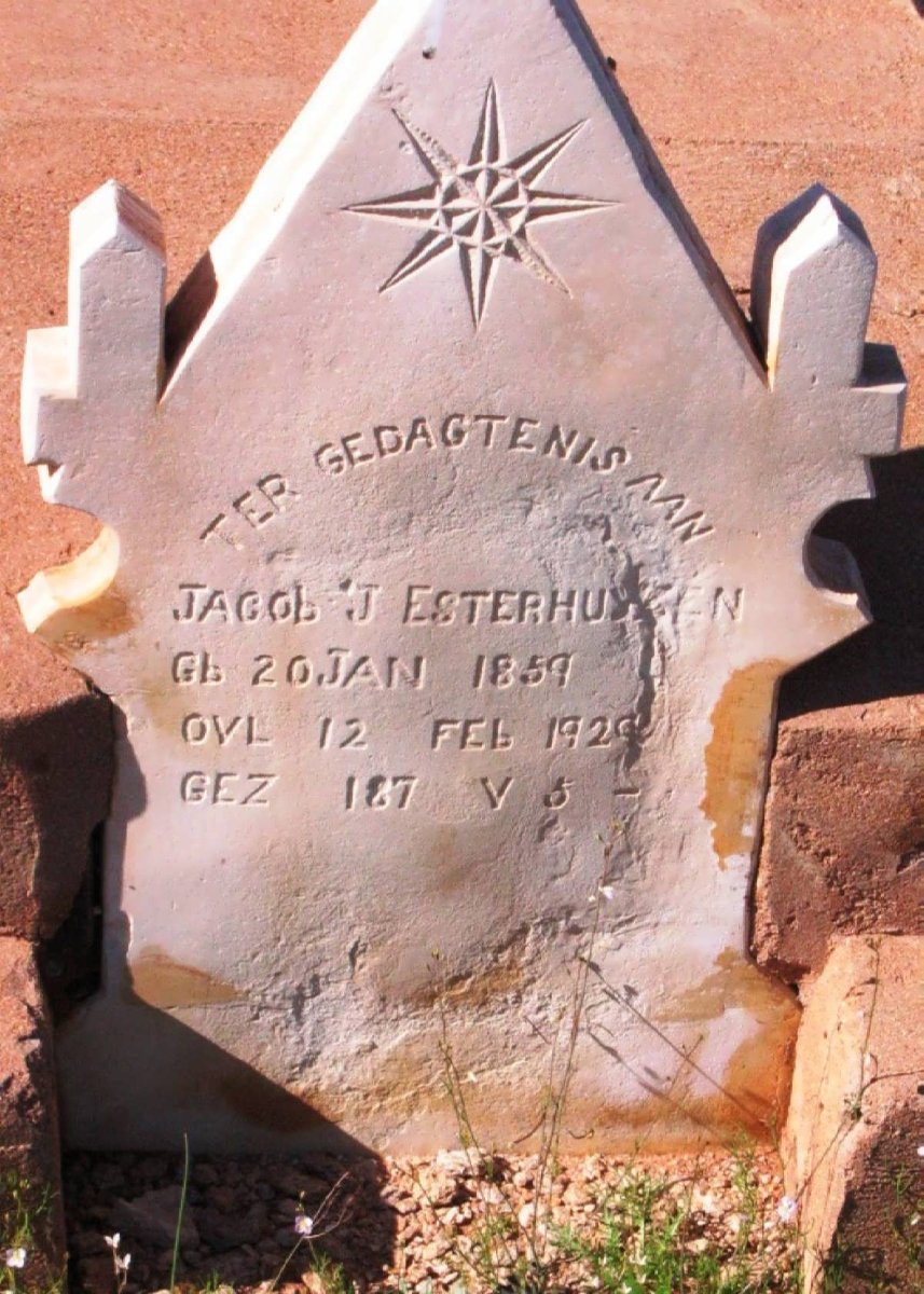 ESTERHUYZEN Jacob J. 1859-1929