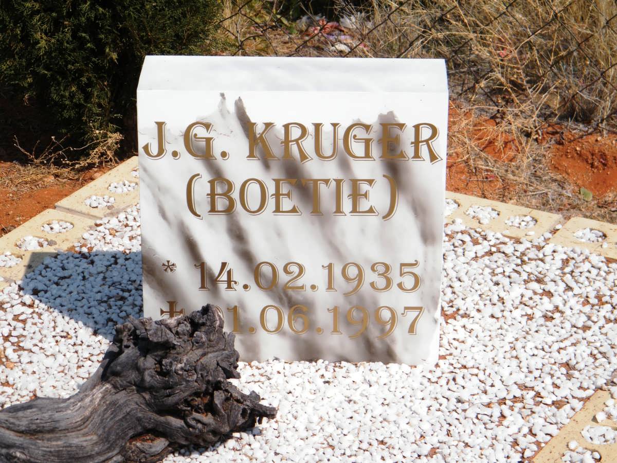 KRUGER J.G. 1935-1997