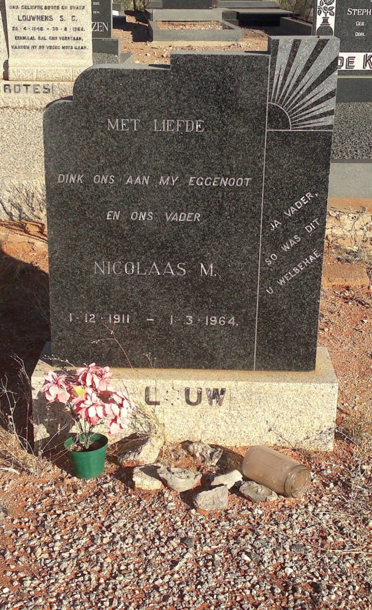LOUW Nicolaas M. 1911-1964