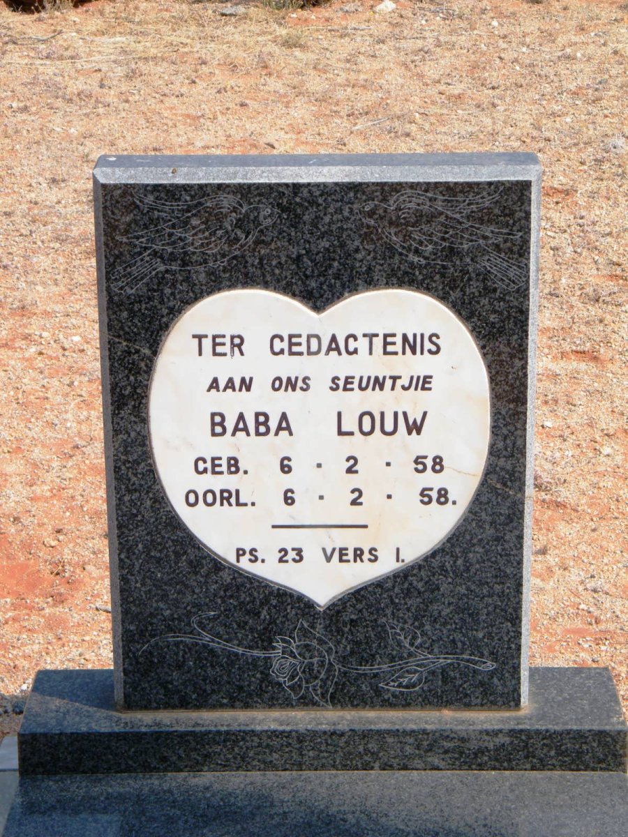 LOUW Baba 1958-1958