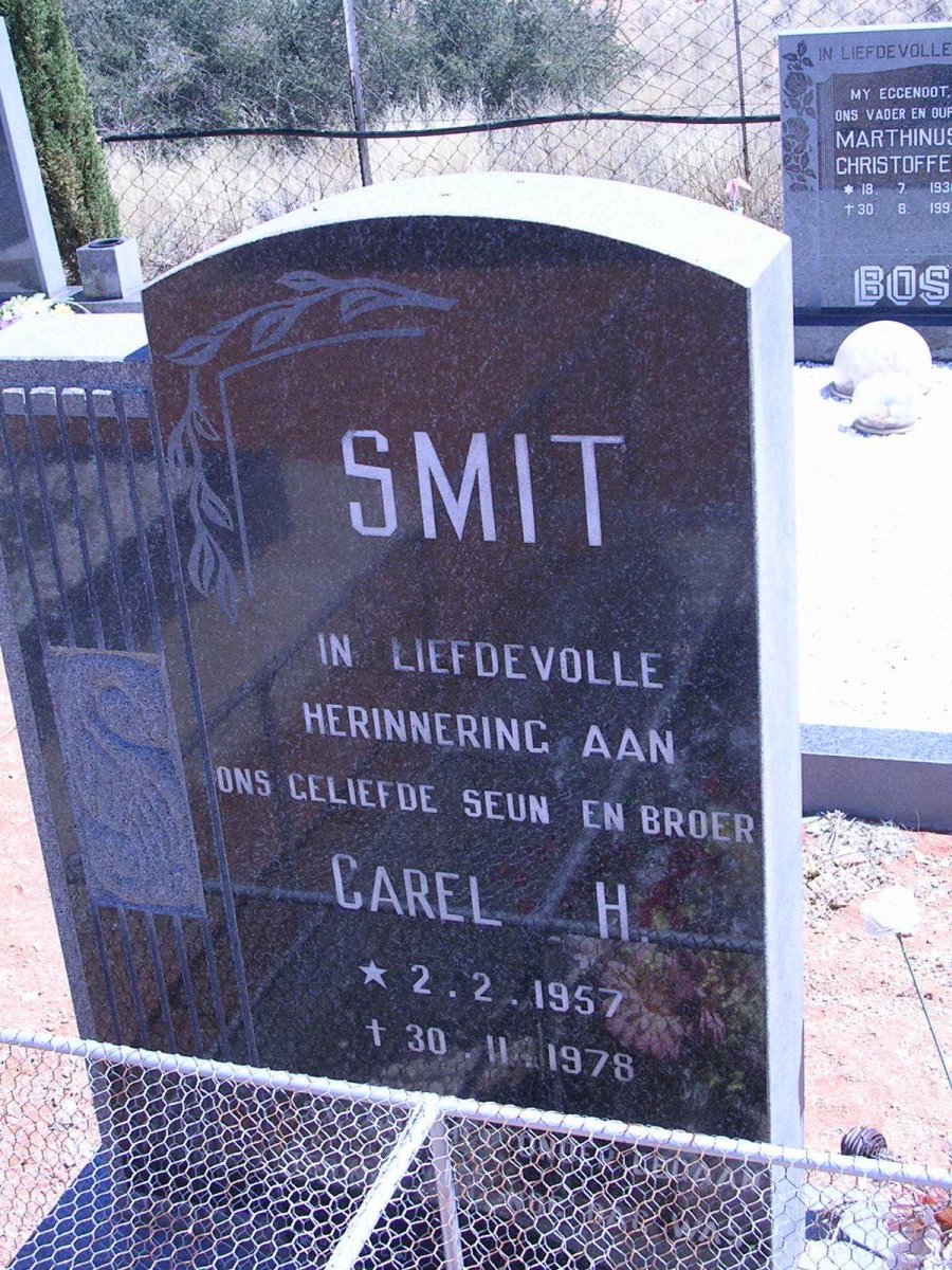 SMIT Carel H. 1957-1978