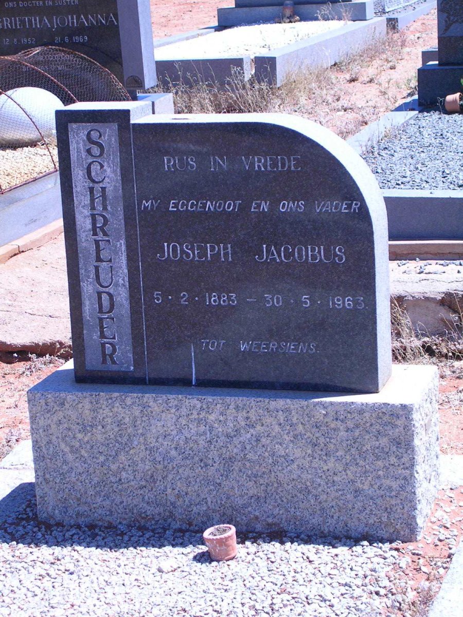 SCHREUDER Joseph Jacobus 1883-1963