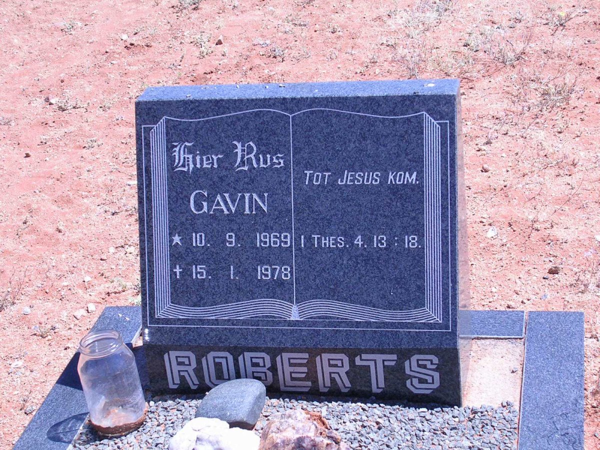 ROBERTS Gavin 1969-1978