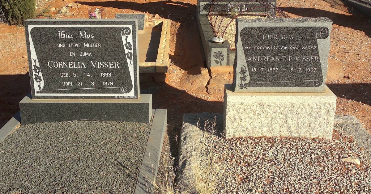 VISSER Andreas T.P. 1877-1967 &amp; Cornelia 1898-1979
