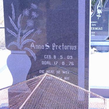 PRETORIUS Anna S. 1909-1976