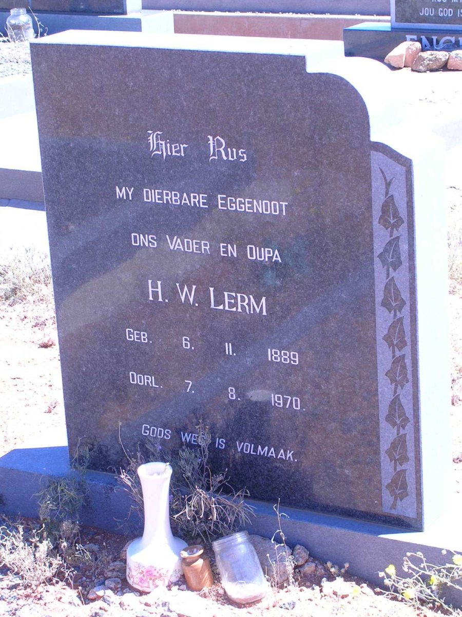 LERM H.W. 1889-1970
