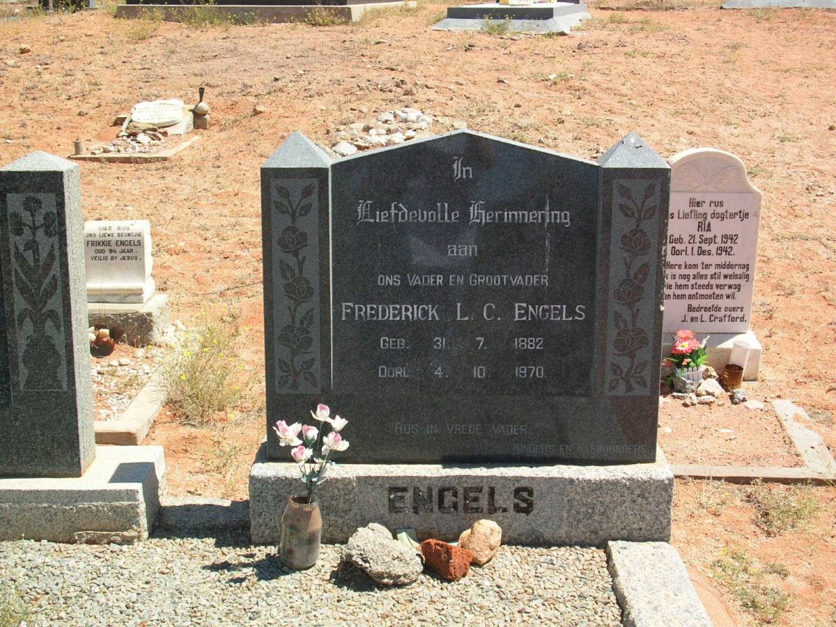 ENGELS Frederick L.C. 1882-1970