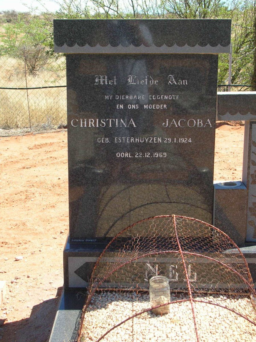 NEL Christina Jacoba nee ESTERHUYZEN 1924-1969