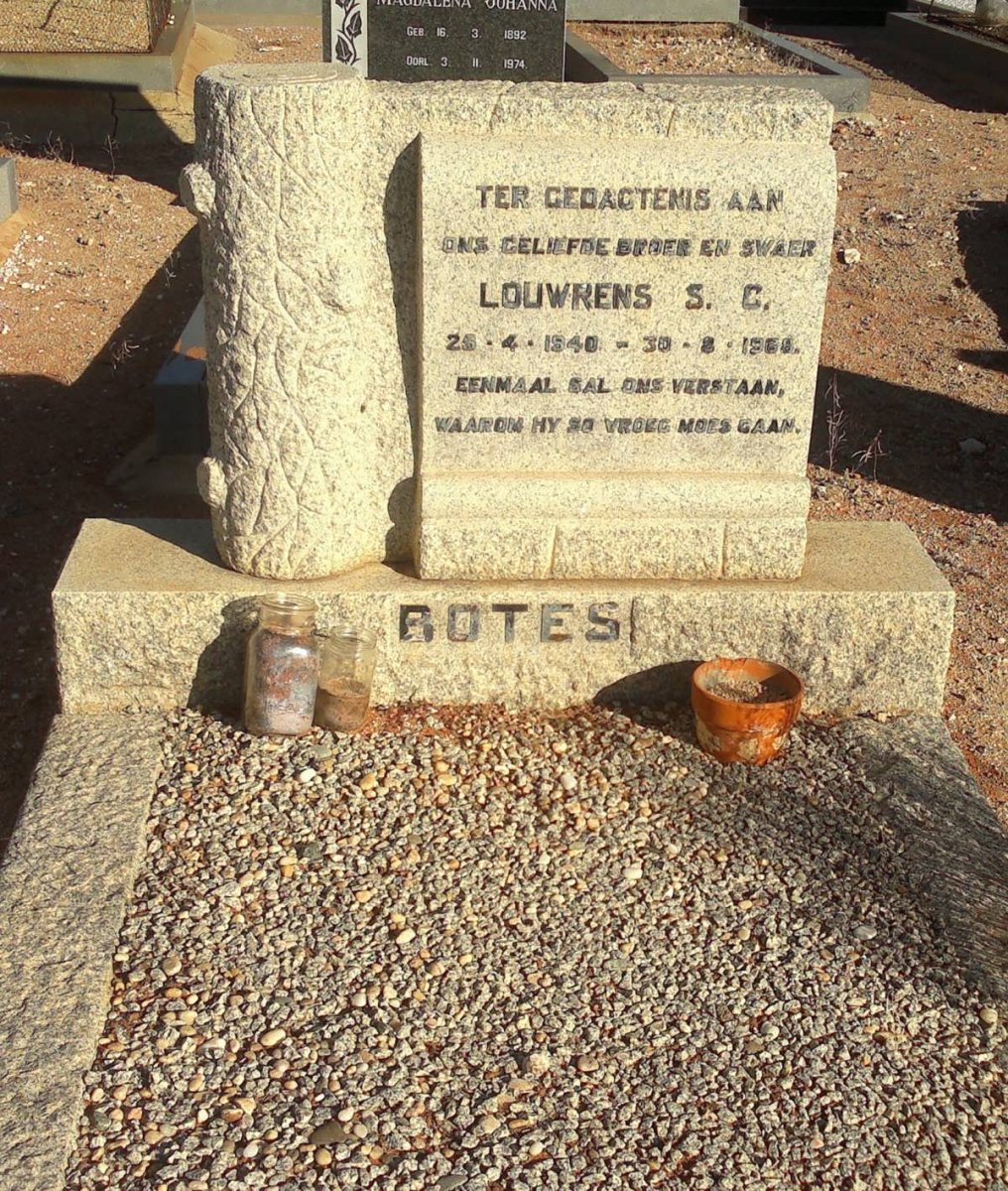 BOTES Louwrens S.C. 1940-1968