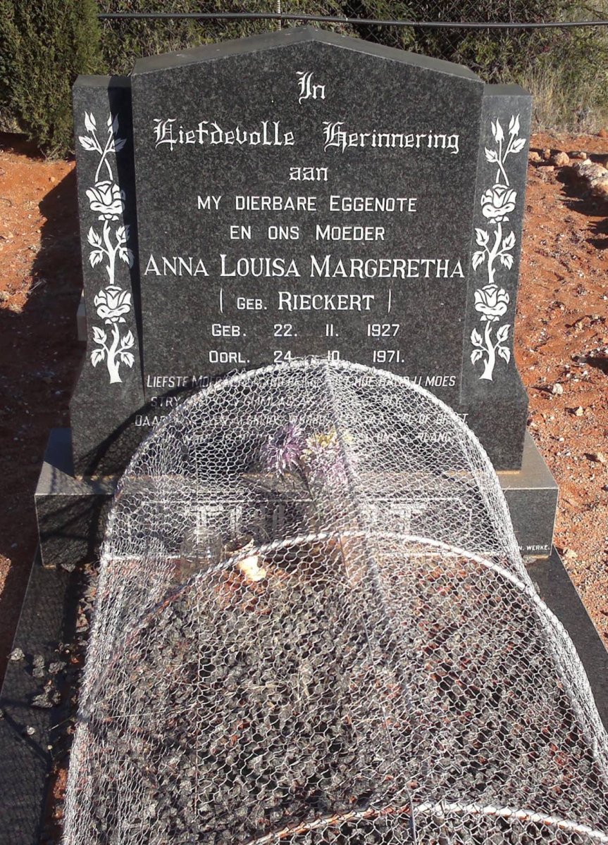 THI?T Anna Louisa Margeretha nee RIECKERT 1927-1971