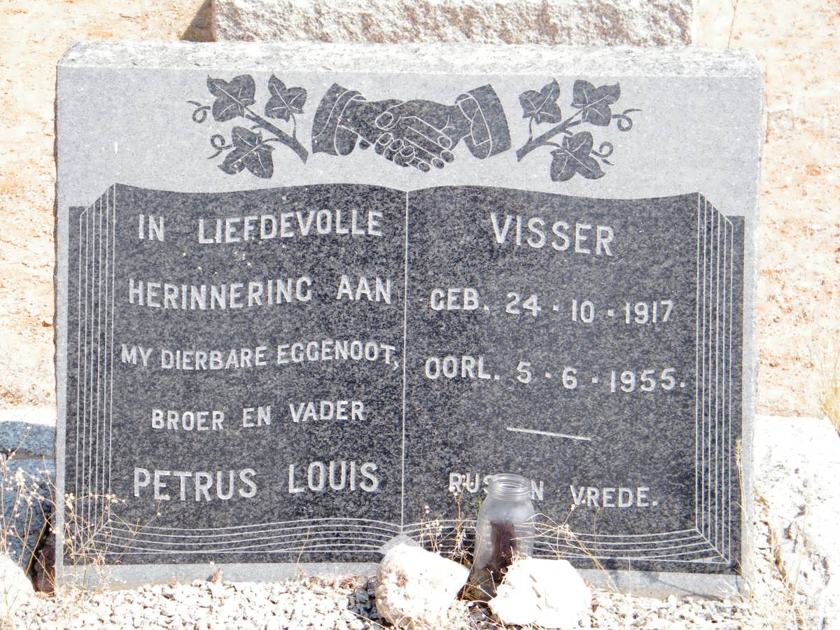 VISSER Petrus Louis 1917-1955