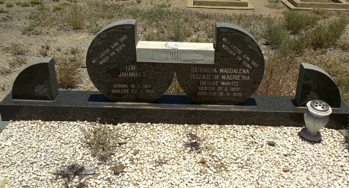 ROUX Izak Johannes, Le 1914-1985 &amp; Catharina Magdalena Elizabeth Magrietha MARITZ 1923-1970