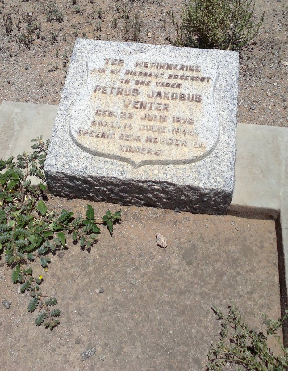 VENTER Petrus Jakobus 1876-1944