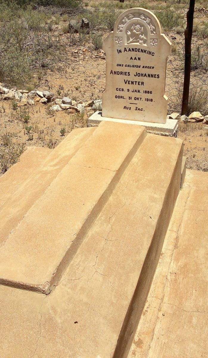 VENTER Andries Johannes 1886-1918
