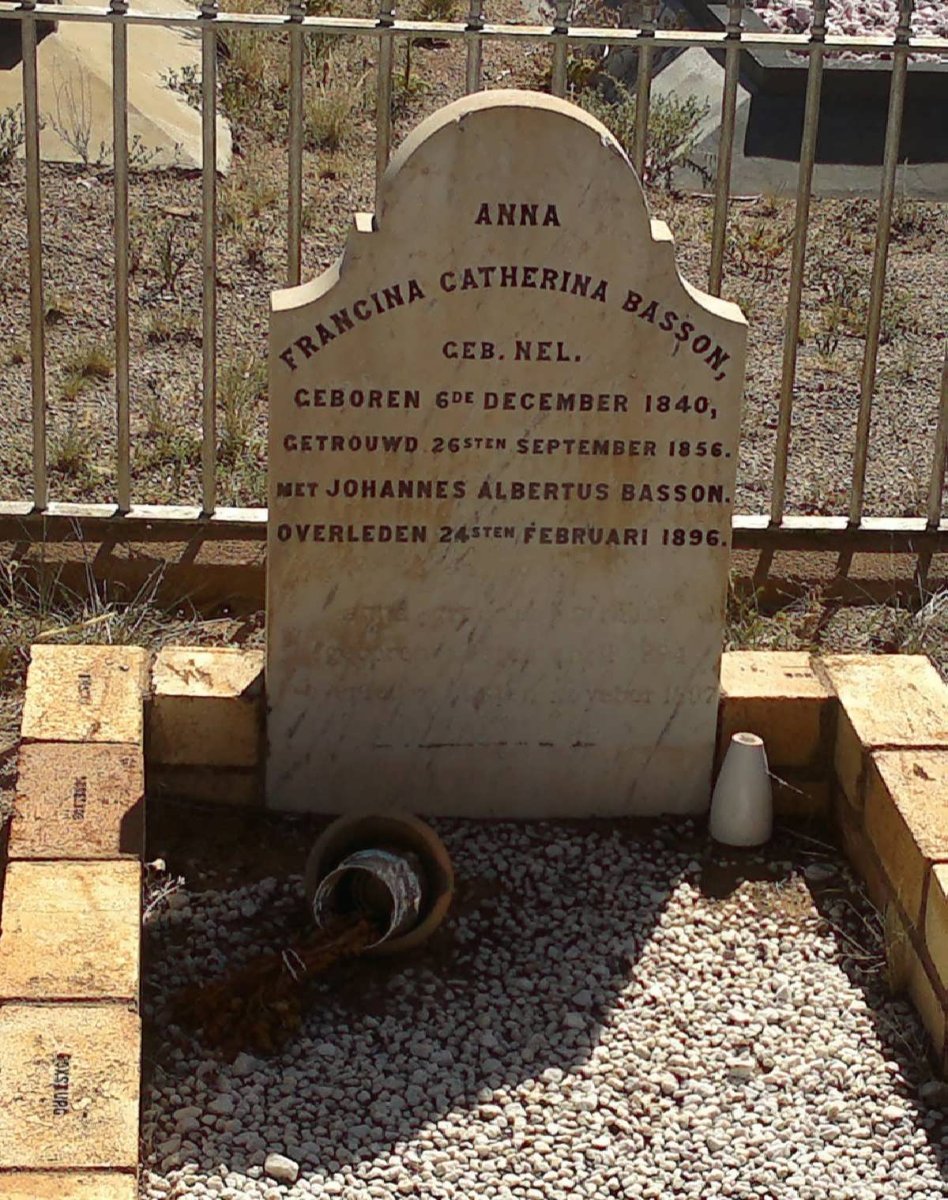 BASSON Francina Catherina nee NEL 1840-1896