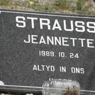 STRAUSS Jeannette -1989