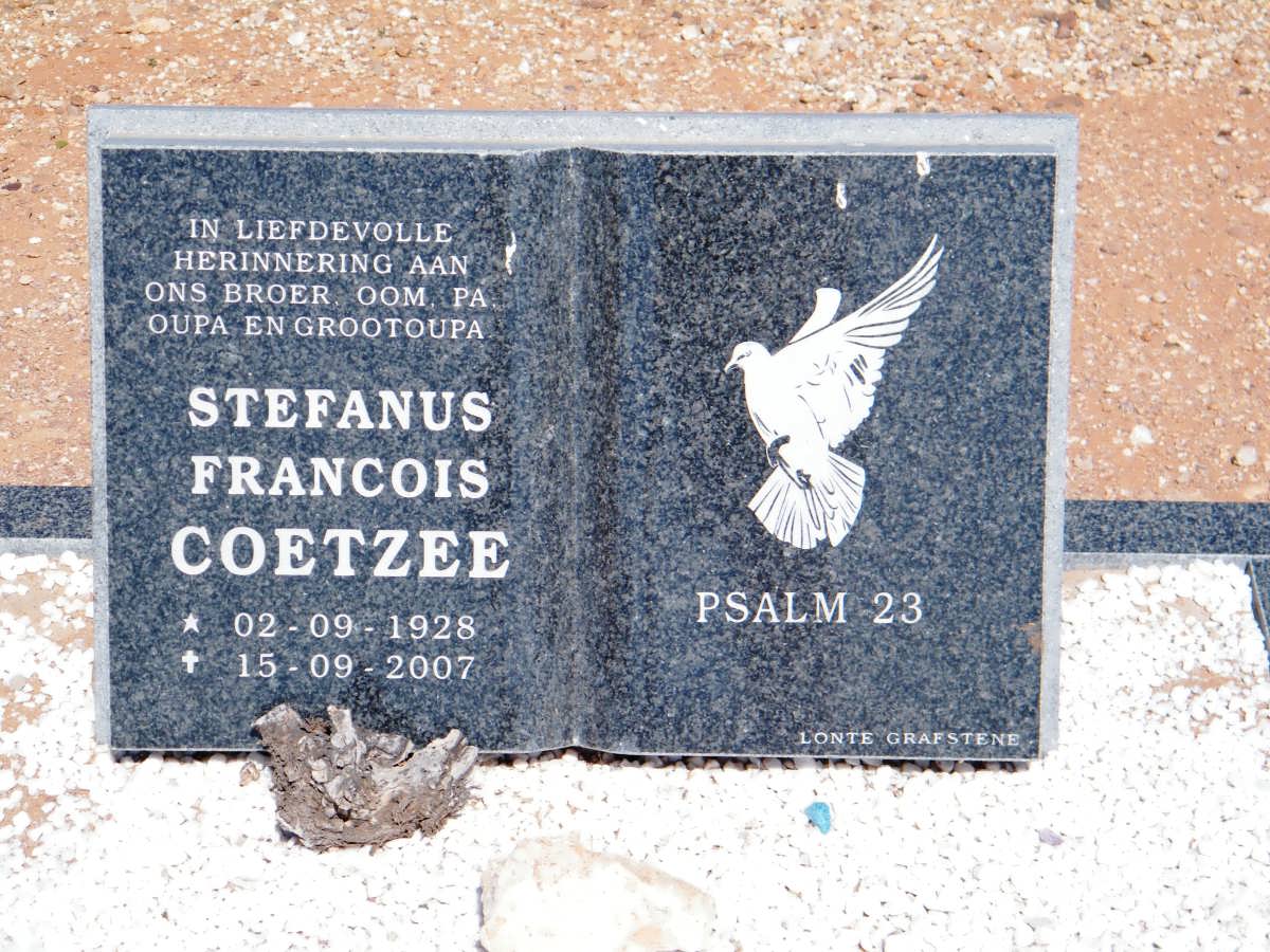 COETZEE Stephanus Francois 1928-2007