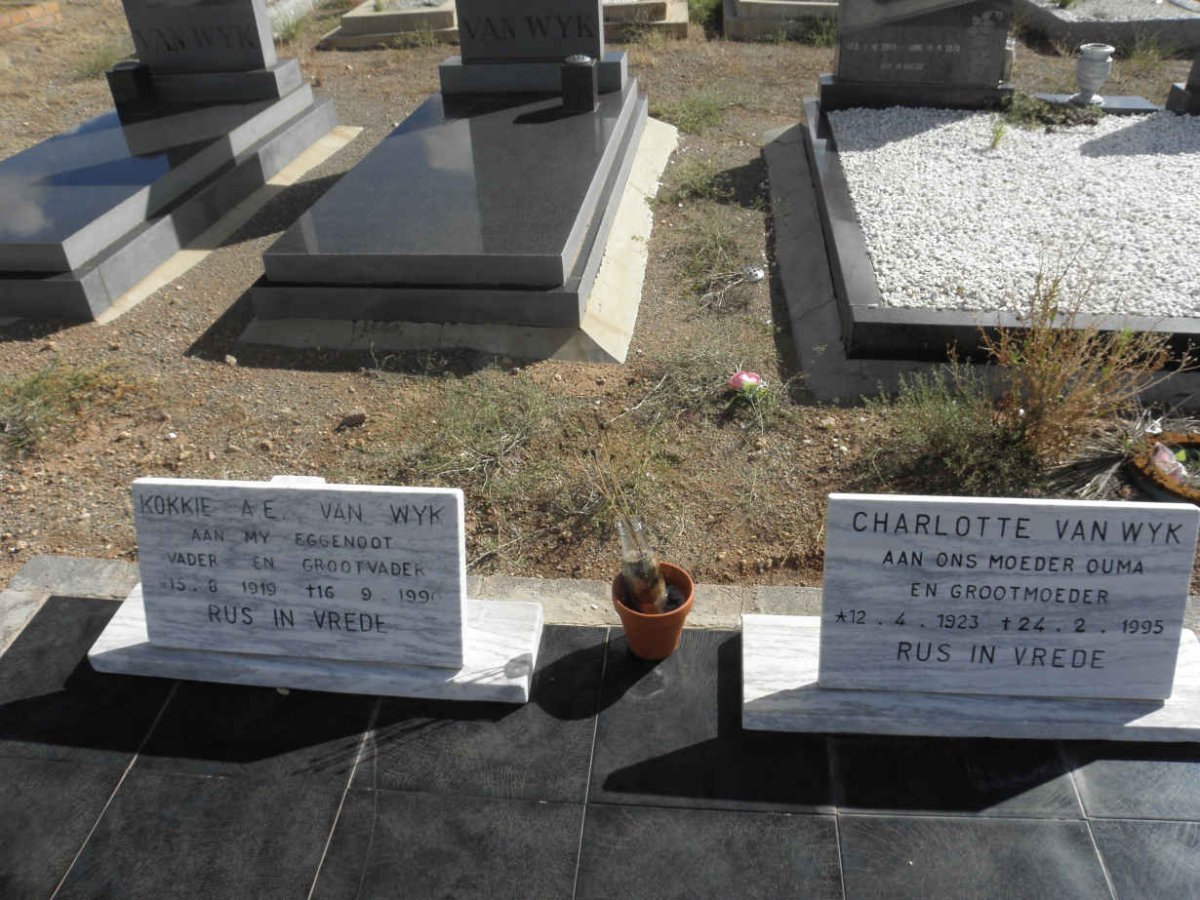 WYK A.E., van 1919-1990 &amp; Charlotte 1923-1995