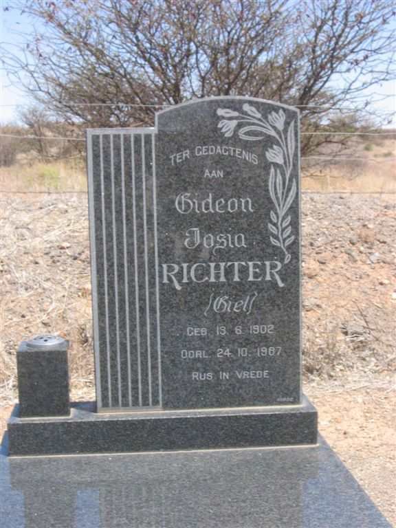 RICHTER Gideon Josia 1902-1987