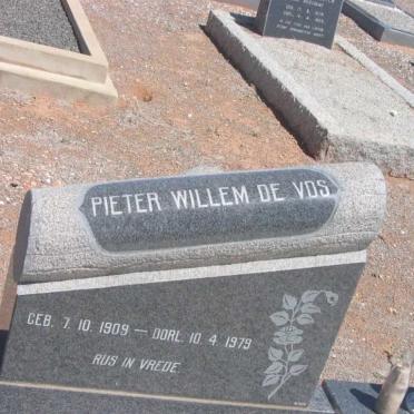VOS Pieter Willem, de 1909-1979